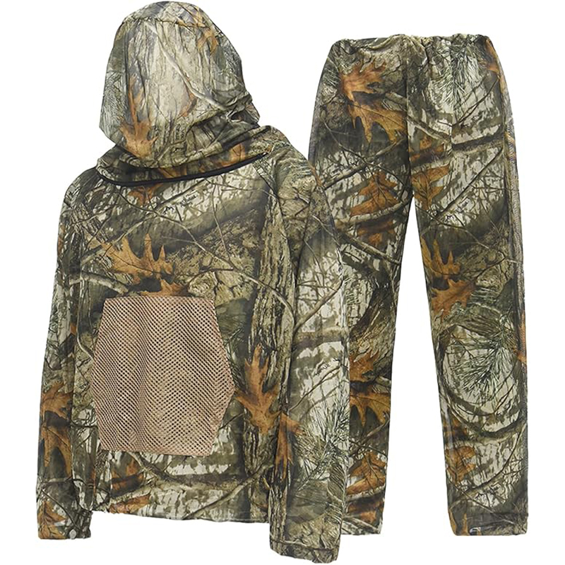 Hunting And Camping In Jungle - Pesca Apicoltura Felpa con cappuccio anti-zanzara