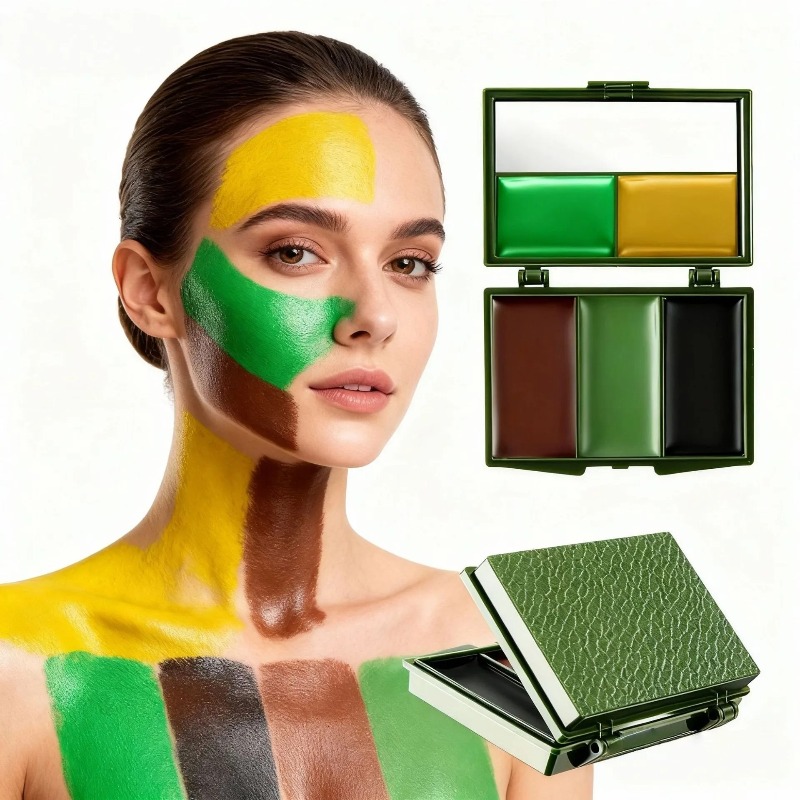 Olio per Trucco Mimetico in 3  - Camo Face Paint recensione e prezzo